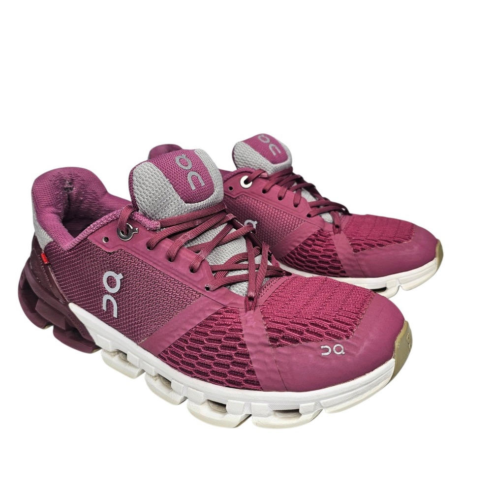 On Cloudstratus Women 6.5 Purple Running Shoes Low Top Sneaker